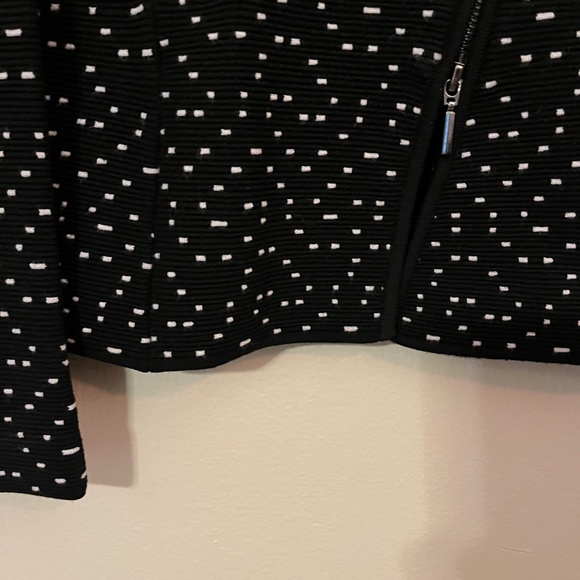 Emporio Armani Dot Printed Asymmetrical Zip Jacket - part of a set - Picture 6 of 16